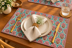 Gulbahar – Reversible Quilted Placemats (Set of 4)