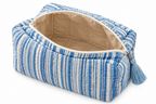 The Blue Riviera Quilted Pouch