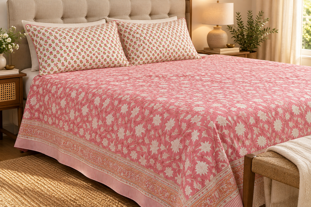 The Gulabi Bedsheet