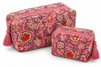 The Gulabi Bloom Quilted Organiser Set – Set of 2